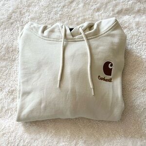 Carhartt Woman’s Cream Hoodie Sweater